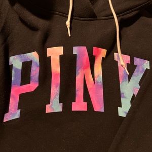 Pink Black Hoodie